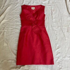 Kate Spade Coral/Light Red Silk Dress